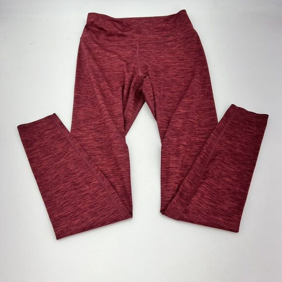 Nike Dri Fit Red Full Length Leggings Size Small - Picture 1 of 4